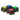 Angle view of the 4 color pods of SKLZ Reactive Flash on a white background