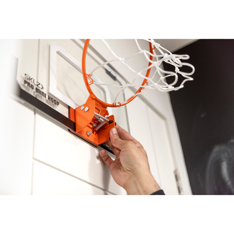 Pro Mini Hoop Flip Over-the-Door Basketball Hoop with Flip-up Rim – SKLZ US